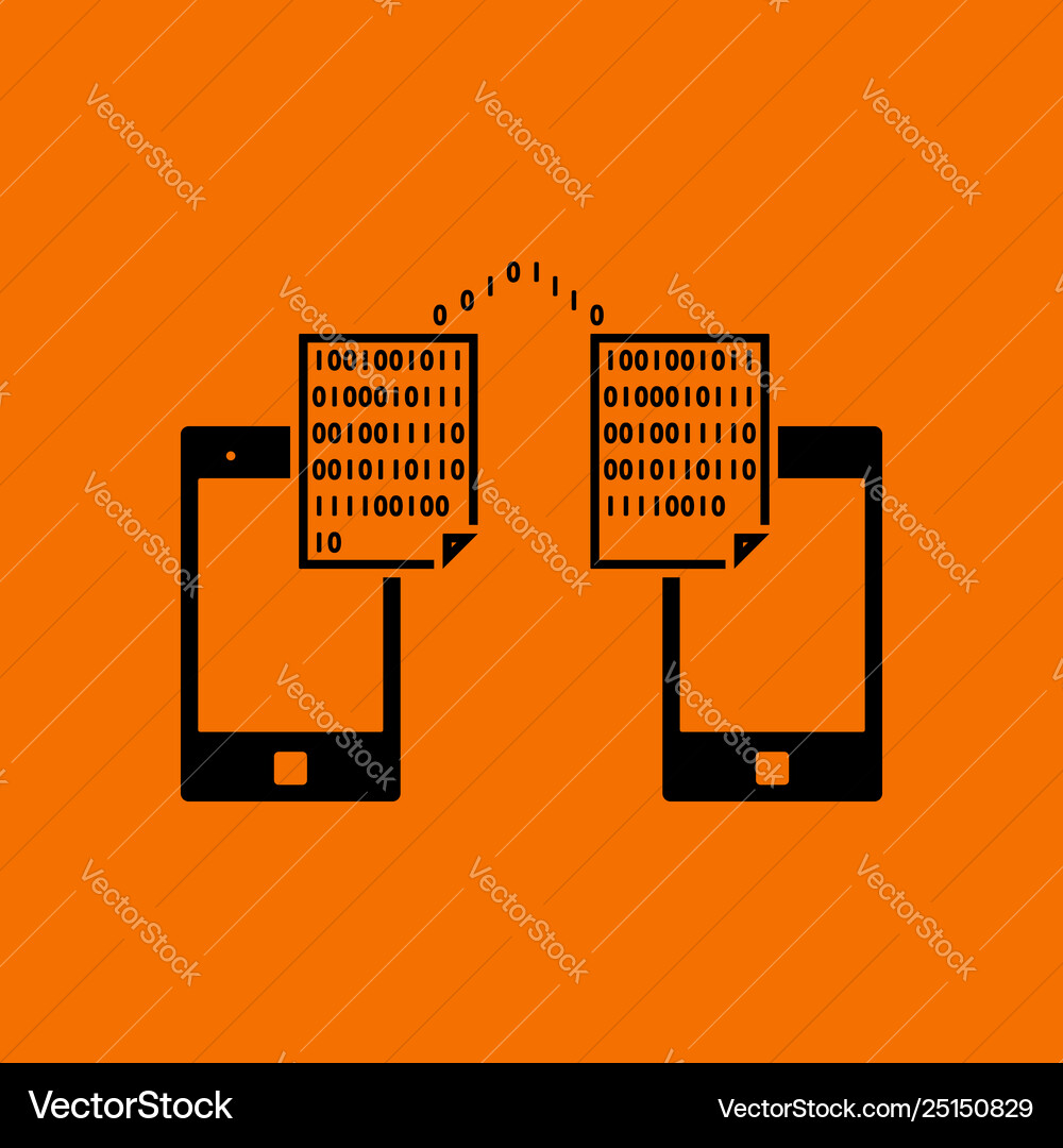 Exchanging data icon vector image