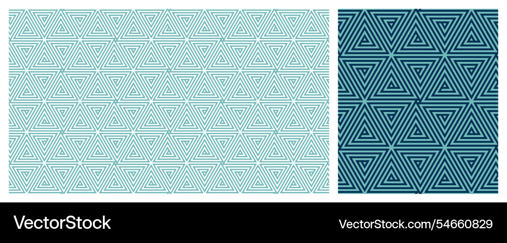 Geometric Triangle Pattern vector image