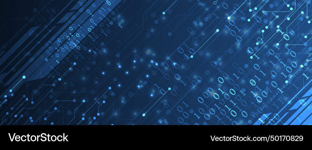 Technology network background science Vector Image
