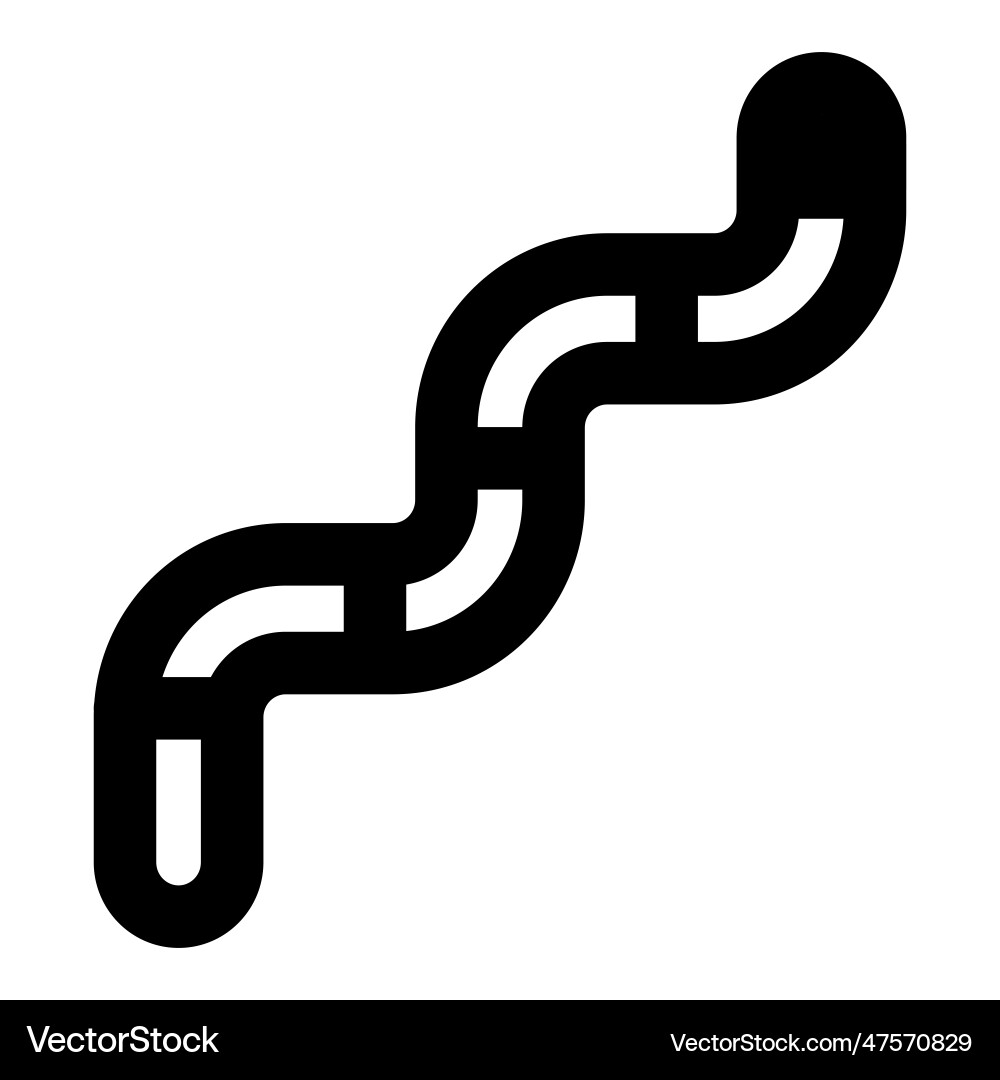 Worm a harmful virus for computer vector image
