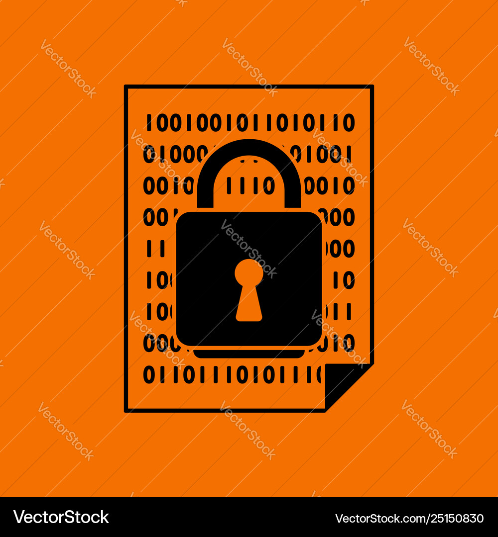 Data security icon Vector Image