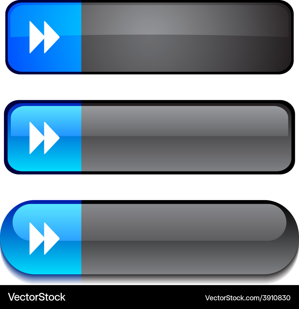 Forward player arrow Vector Image