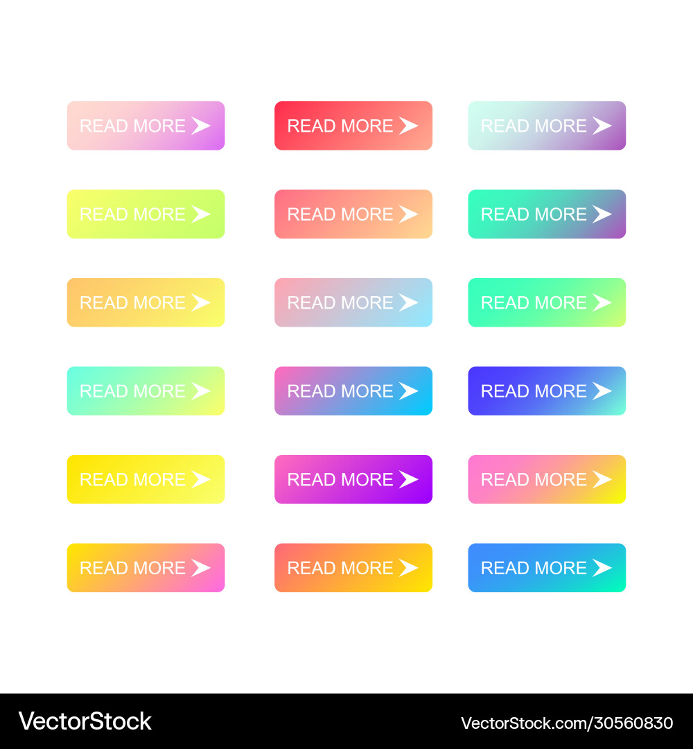 Set modern gradient for web or app Set modern gradient for web or app vector image