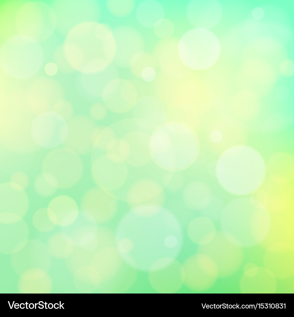 Abstract background with bokeh effect Vector Image