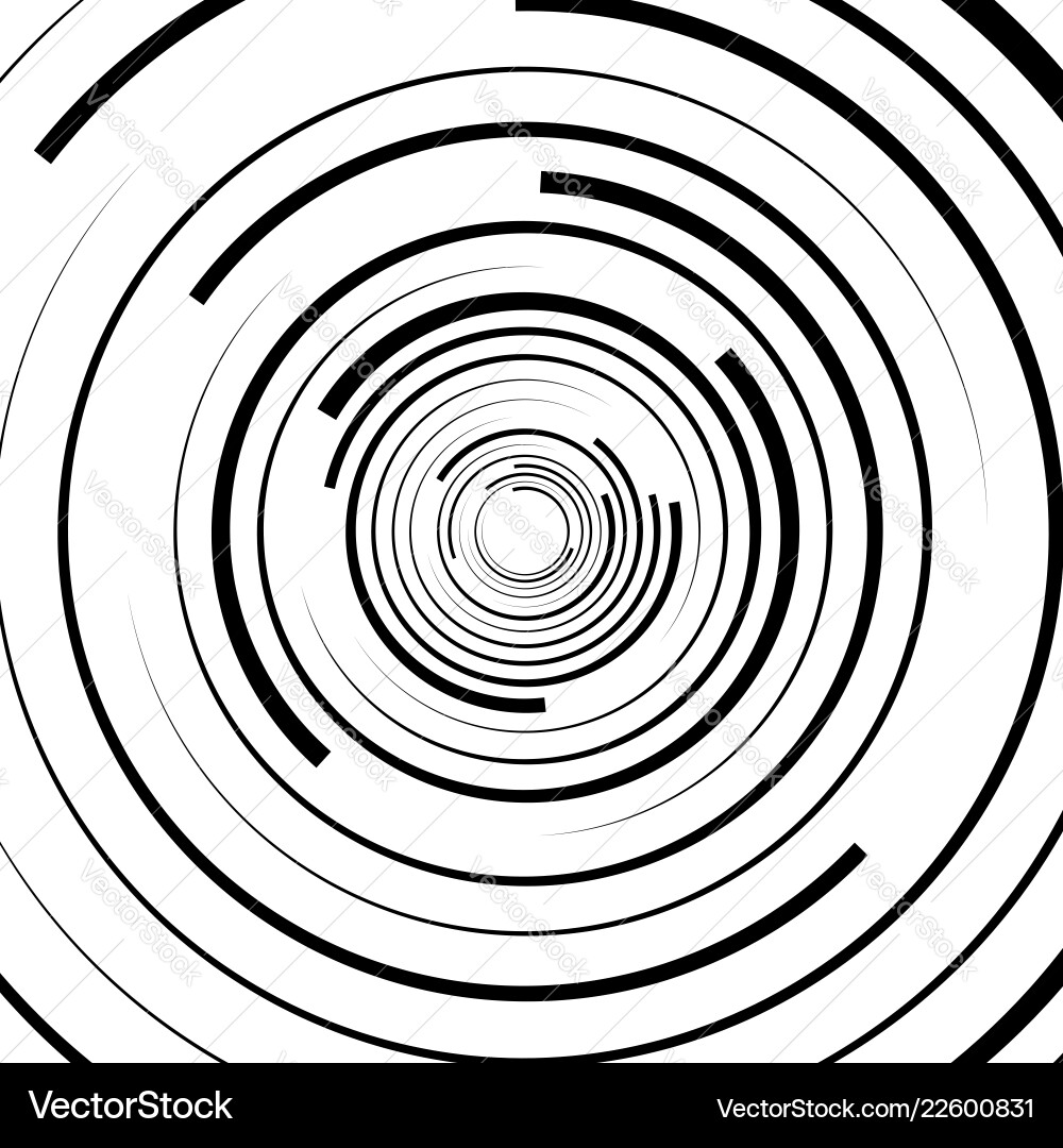 Abstract swirl twirl spiral element rotating Abstract swirl twirl spiral element rotating vector image