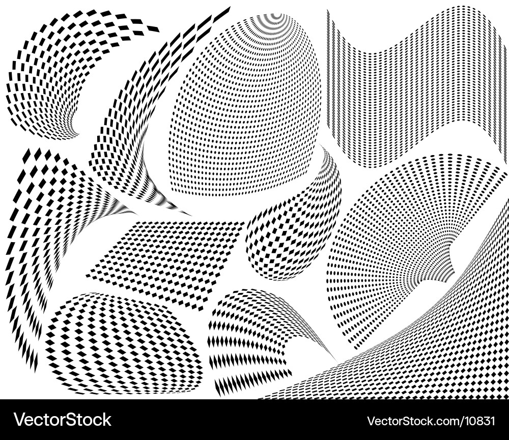 Dynamic Dot Cluster vector image