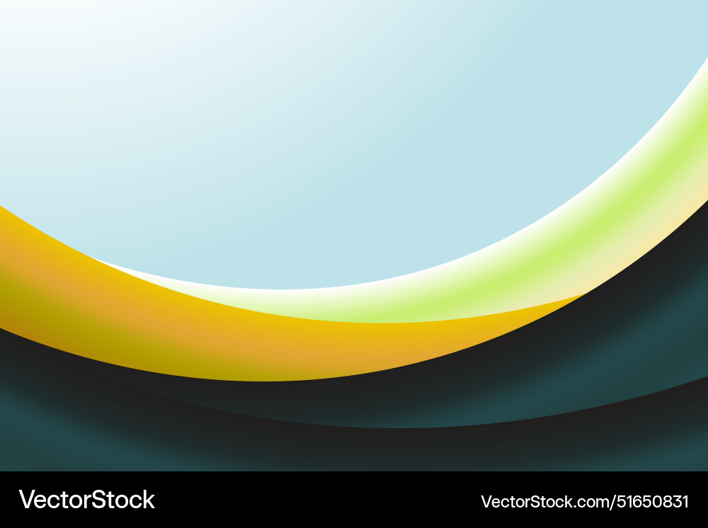 Gradient curve background Gradient curve background vector image