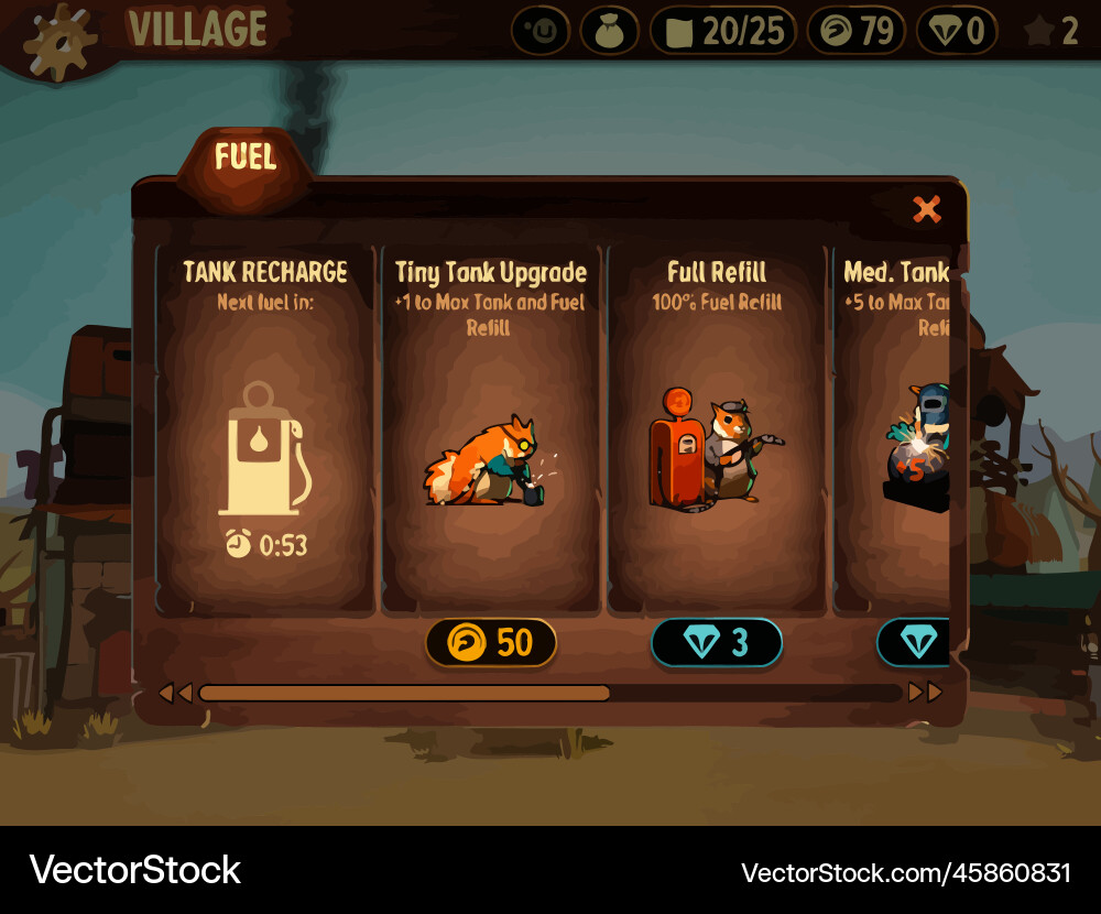 Komplettes Set von Level-Taste Spiel ui Pop-up-Symbol Vektorbild