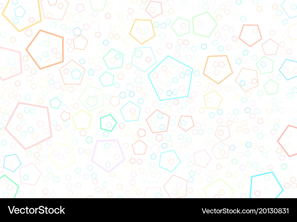 Shape pattern background for graphic design Vector Image