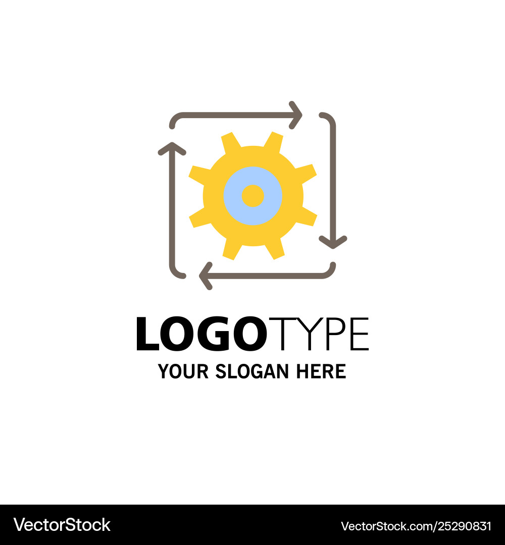 Workflow automation development flow operation Workflow automation development flow operation vector image