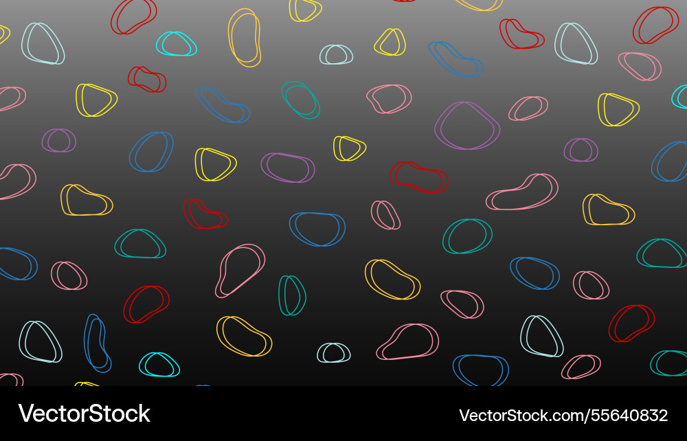 Abstract colorful lines fluid shape on background Abstract colorful lines fluid shape on background vector image