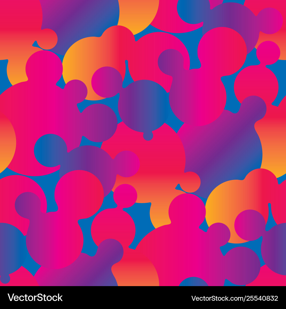 Abstract vivid colorful gradient seamless pattern Abstract vivid colorful gradient seamless pattern Vector Image