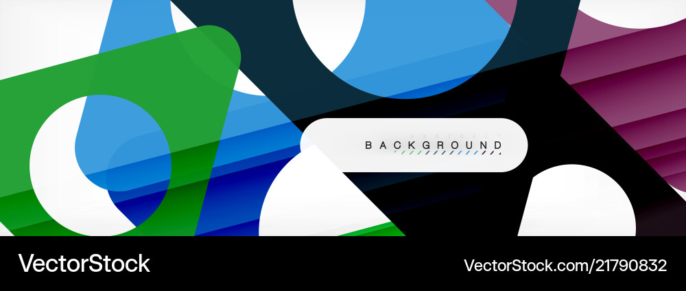Circle and triangle abstract background Circle and triangle abstract background Vector Image