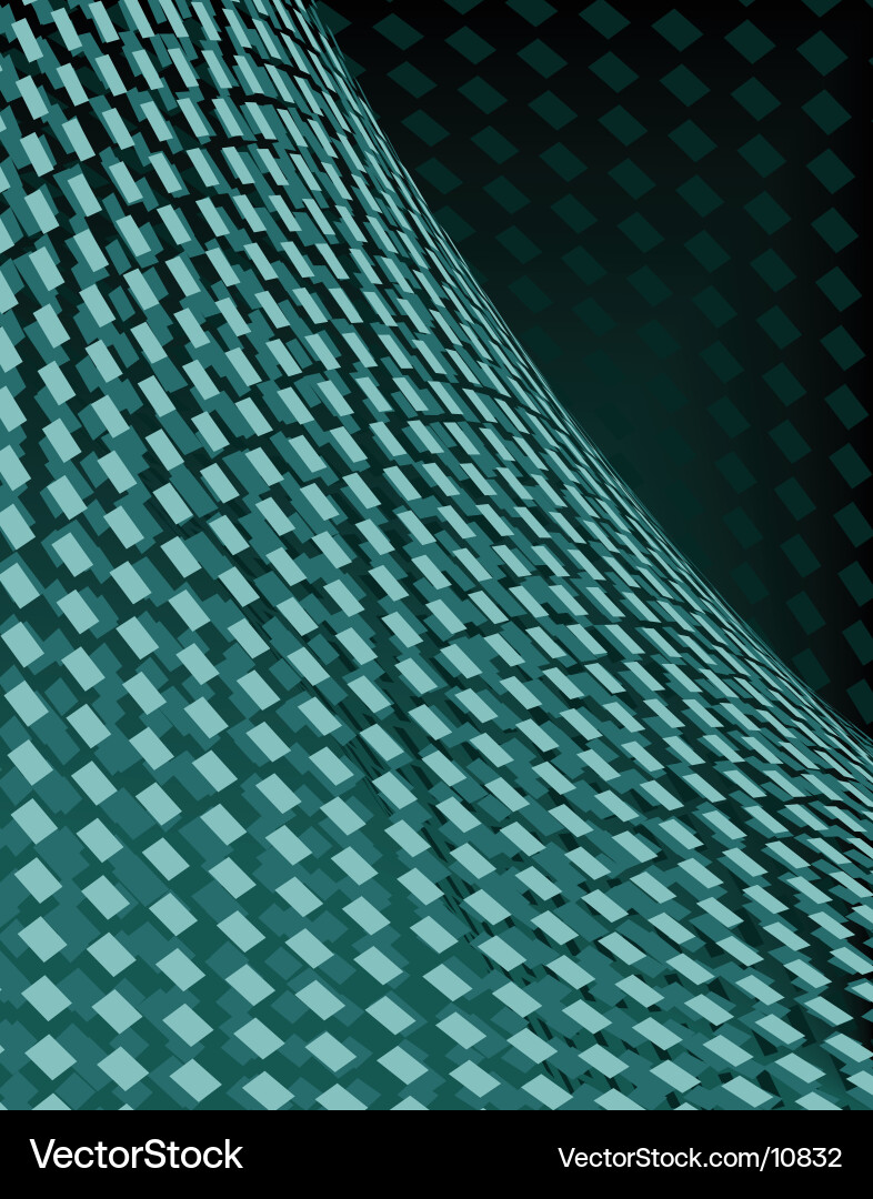 Dynamic Green Grid Pattern Vector Image