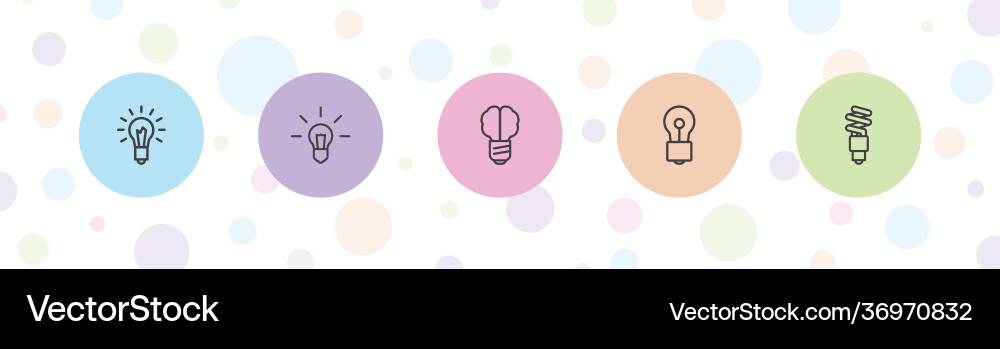 Efficient icons Vector Image
