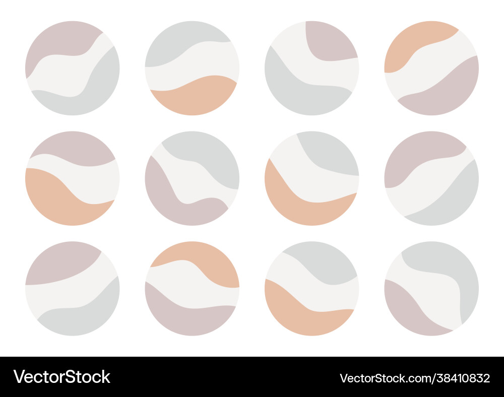 Highlight icons set for social media stories Highlight icons set for social media stories vector image
