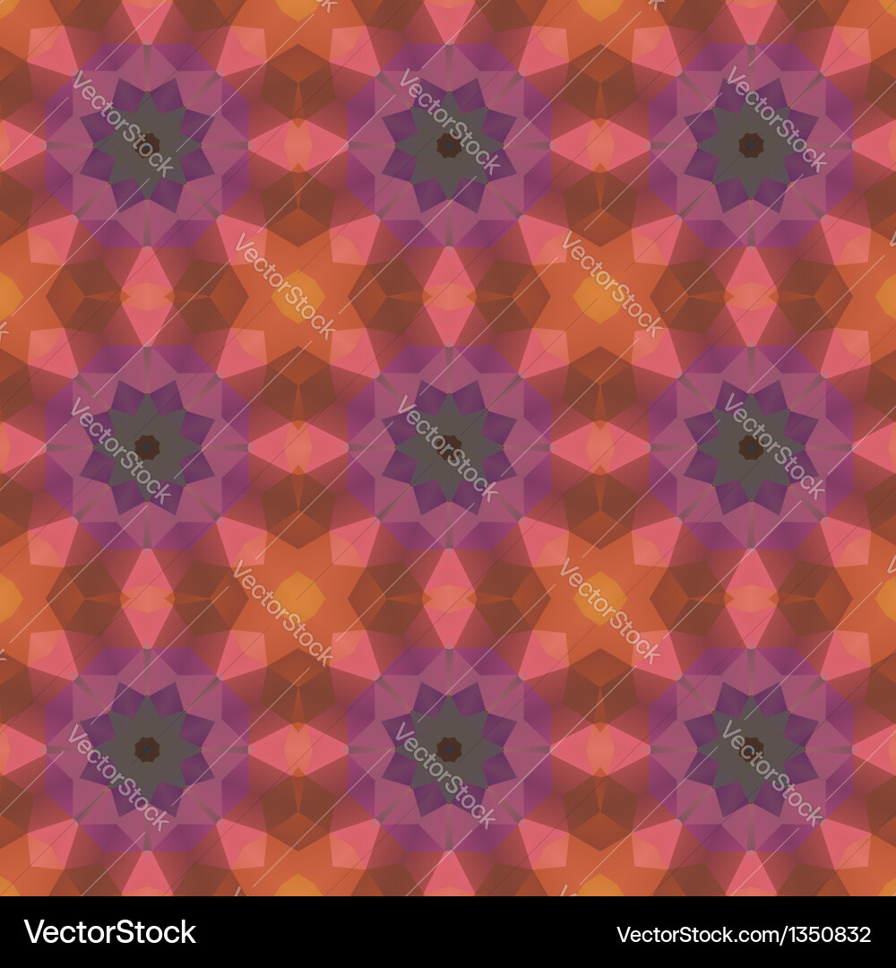 Kaleidoscope abstract colorful pattern vector image