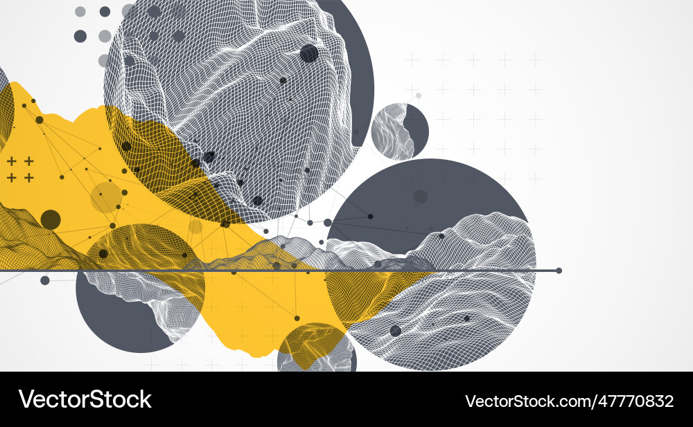 Modern science technology abstract background Modern science technology abstract background vector image