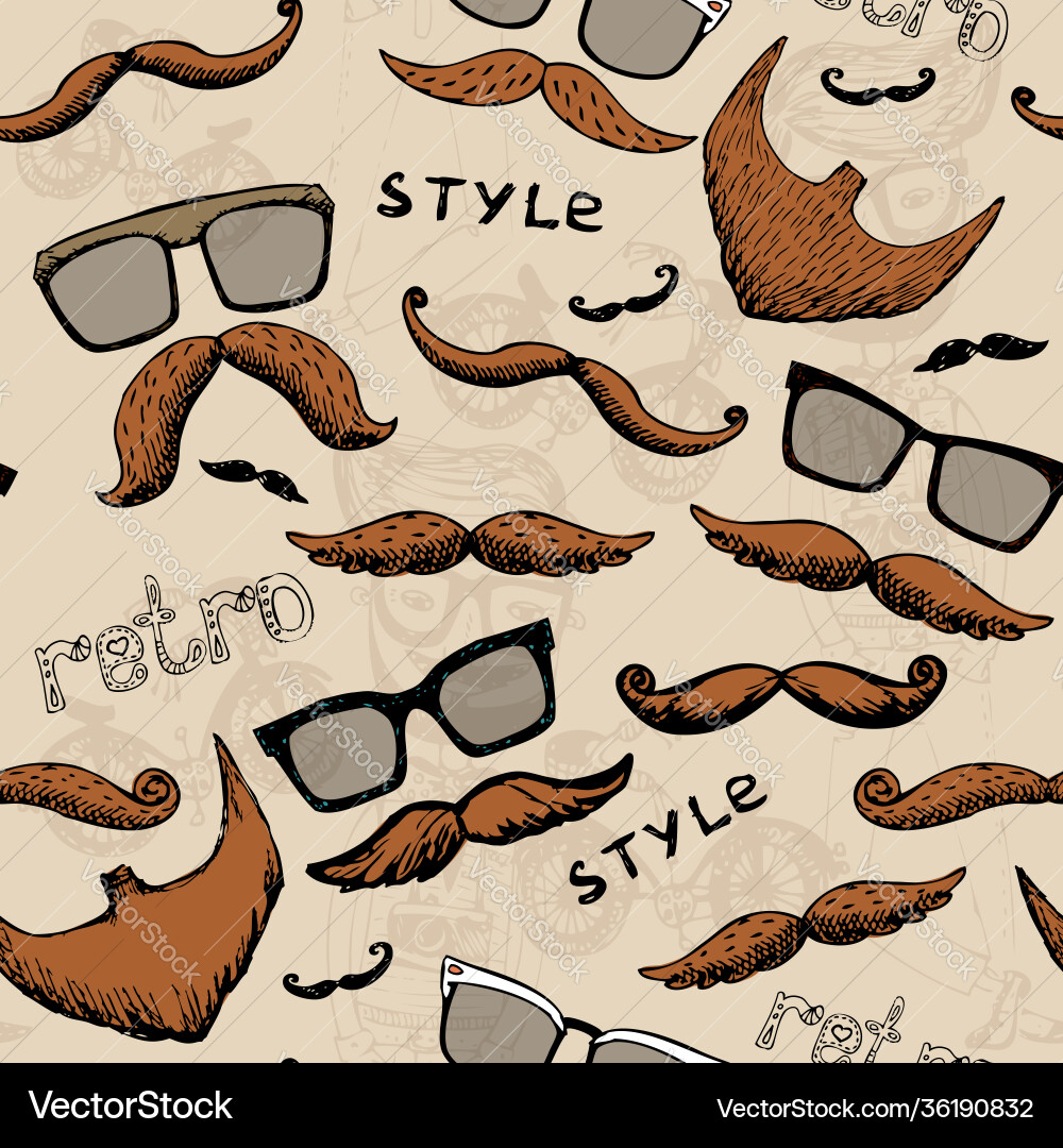 Retro pattern Vector Image