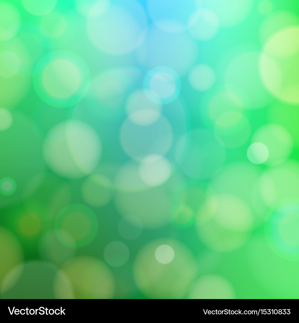 Abstract background with bokeh effect Vector Image