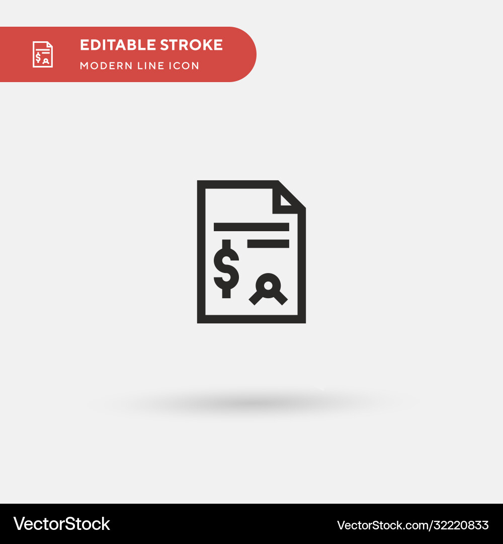 Contract simple icon symbol Contract simple icon symbol Vector Image