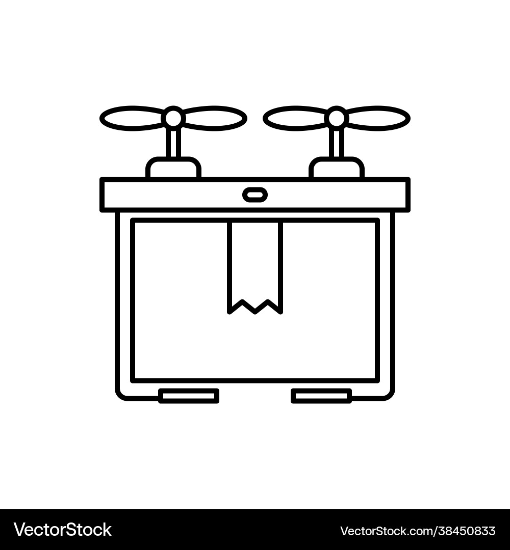 Drone delivery icon Royalty Free Vector Image - VectorStock