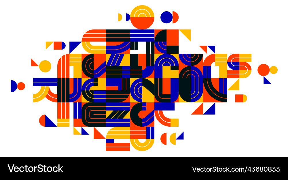 Dynamic messy abstract design composition minimal Dynamic messy abstract design composition minimal Vector Image