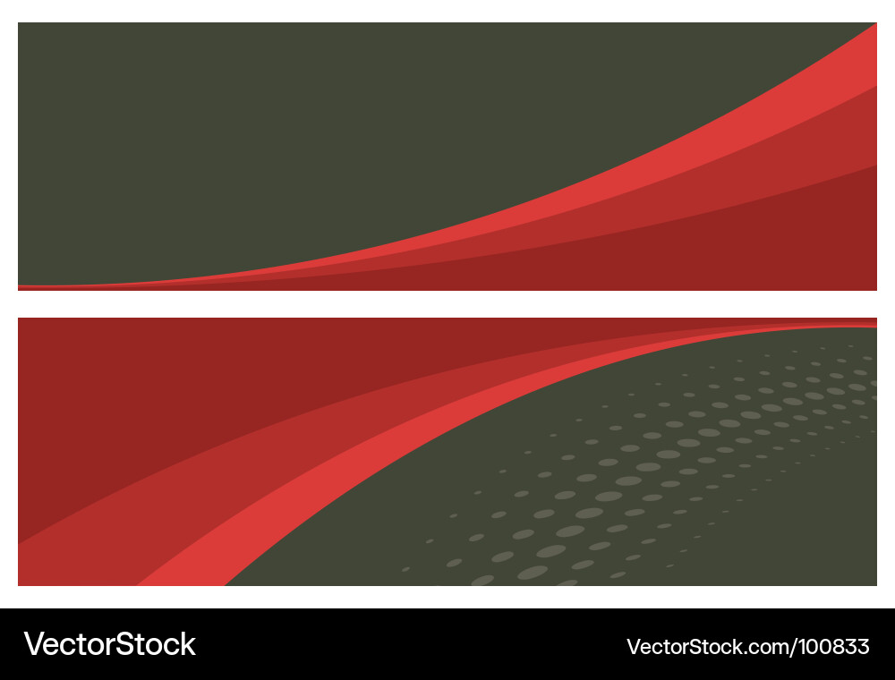 Modern Abstract Circles Header Vector Image