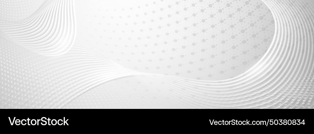 Abstract background of halftone dots and curved Abstract background of halftone dots and curved vector image