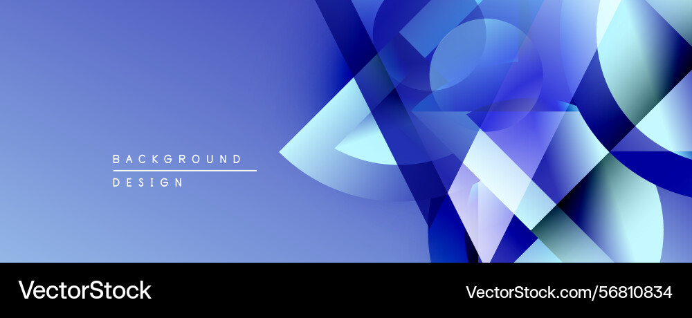Abstract geometric shapes overlap creating Abstract geometric shapes overlap creating vector image