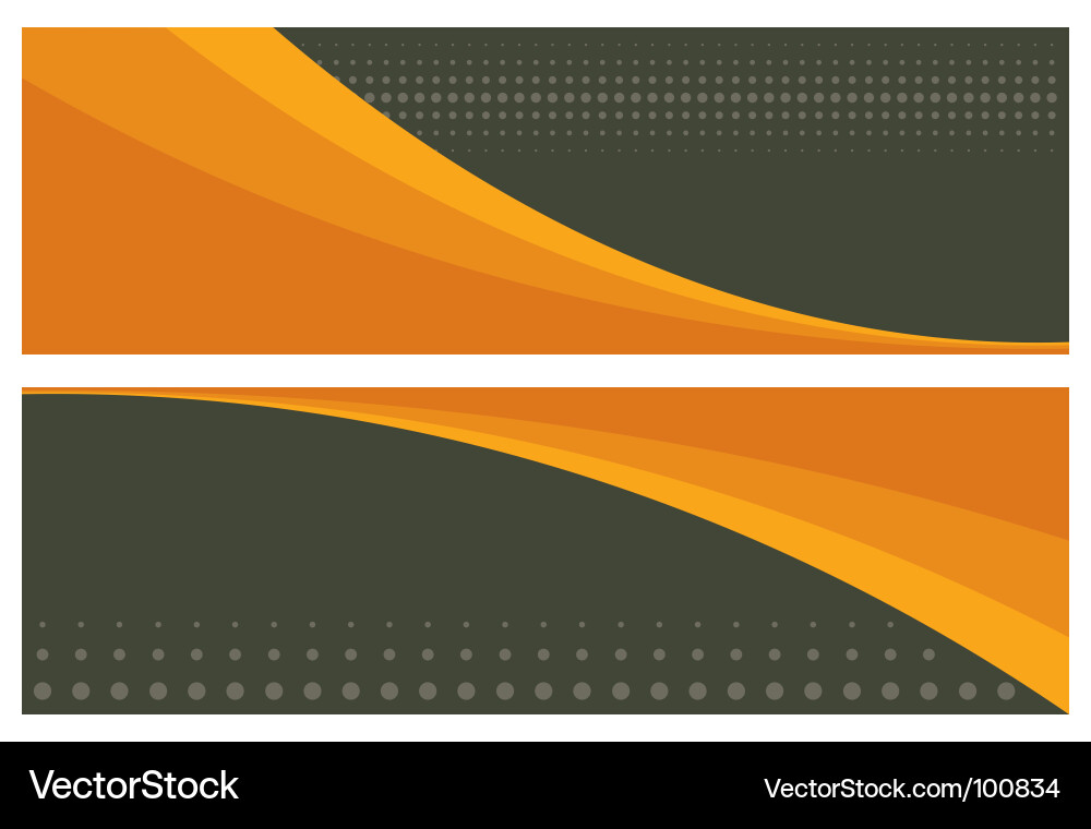 Abstract Header Backgrounds Vector Image