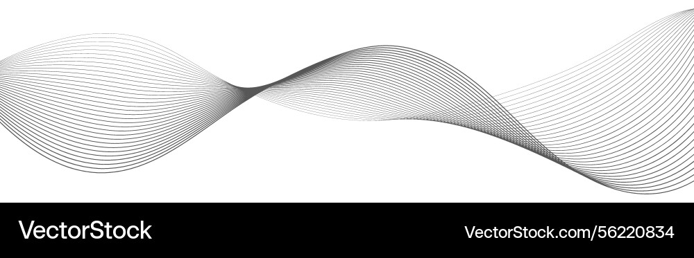 Abstract wave lines background graphic thin Abstract wave lines background graphic thin vector image