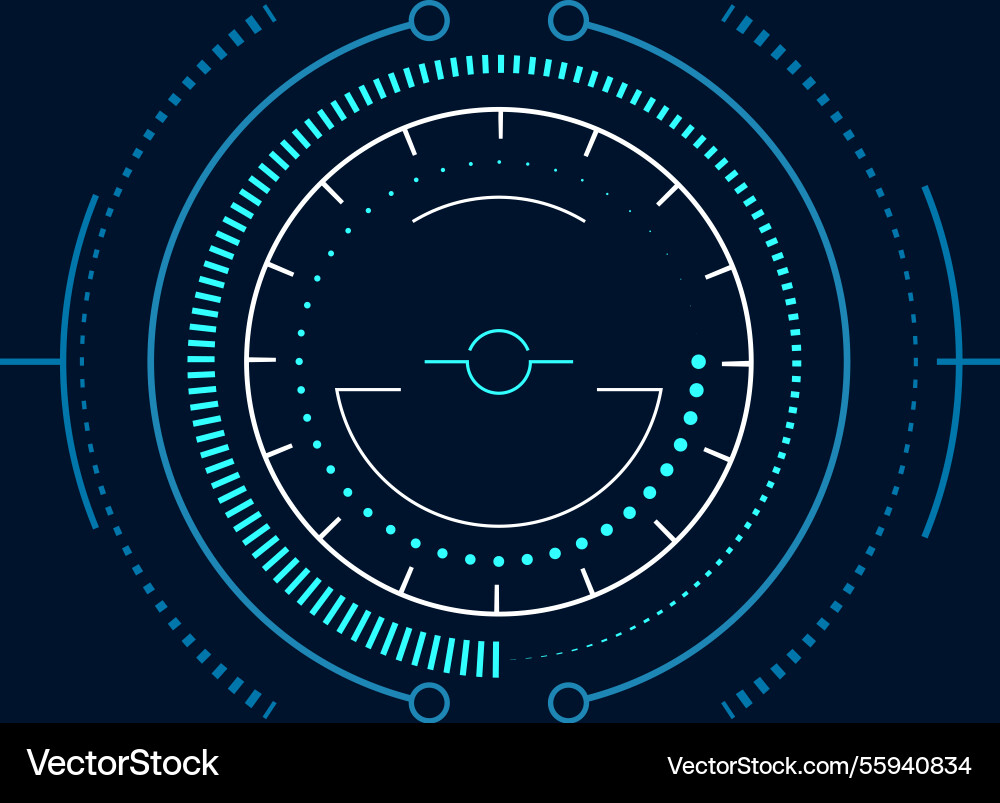 Circular loading bar spinning and showing progress Circular loading bar spinning and showing progress vector image