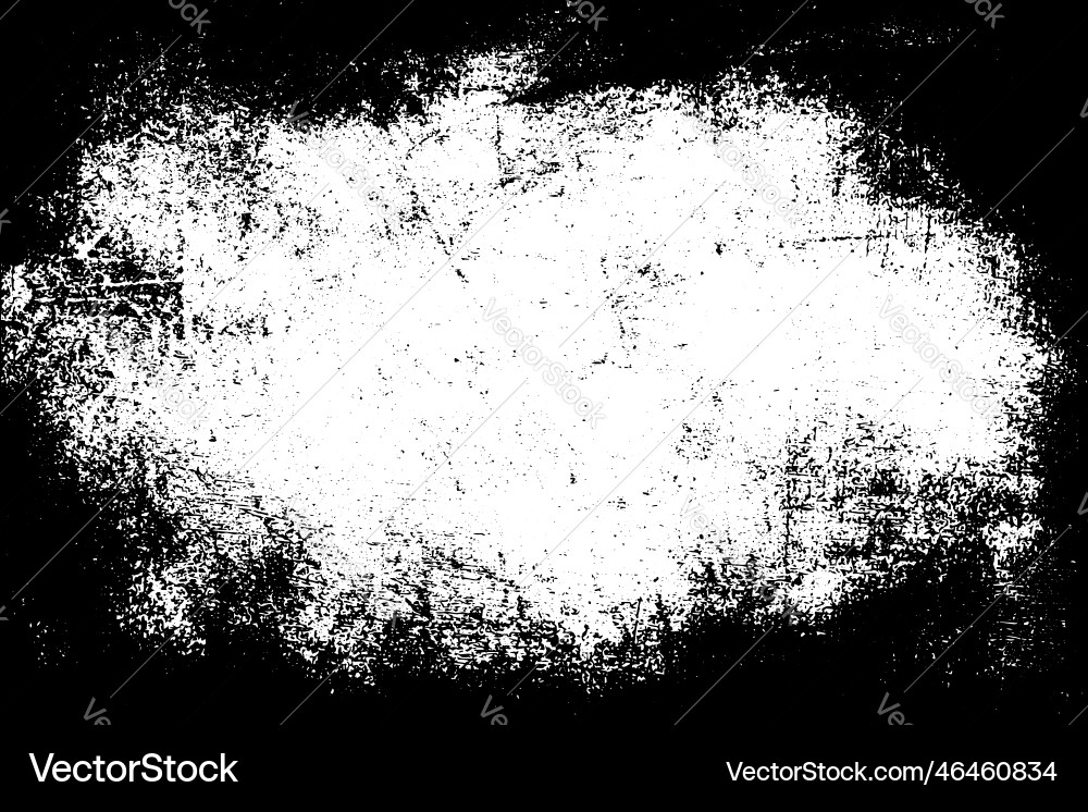 Grunge border texture background abstract frame vector image