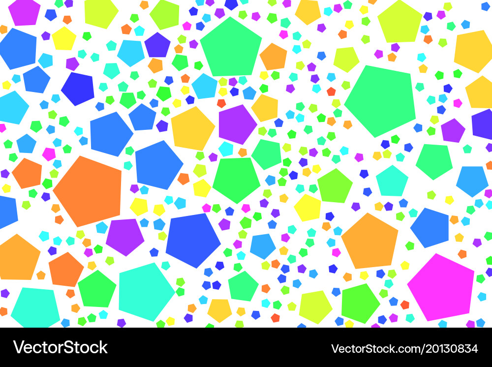 Shape pattern background for graphic design vector image