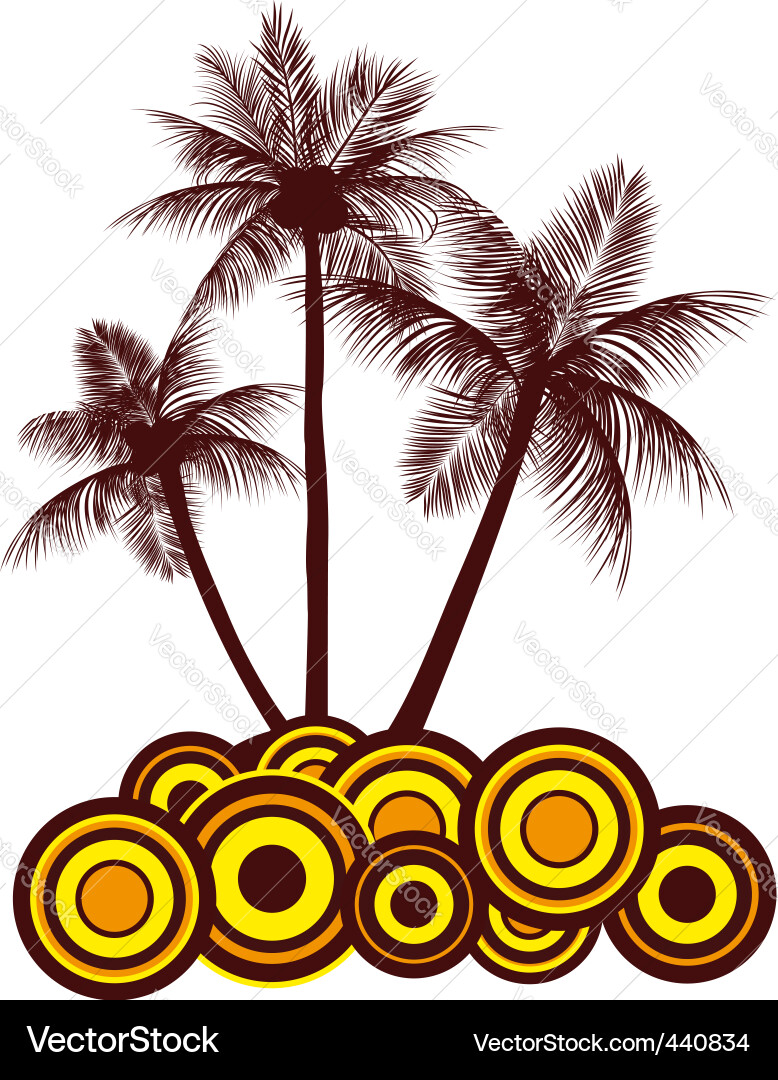 Tropical abstract background Royalty Free Vector Image