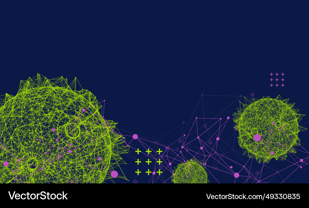 Abstract sphere background with plexus effect 3d Abstract sphere background with plexus effect 3d vector image