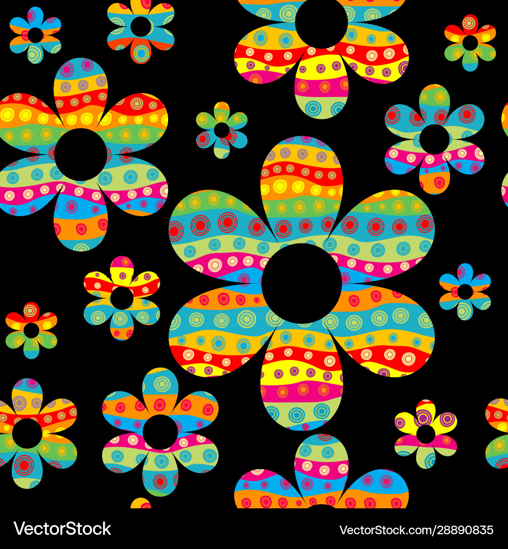 Bunte florale nahtlose Muster mit gepunkteten Bunte florale nahtlose Muster mit gepunkteten vektorbild