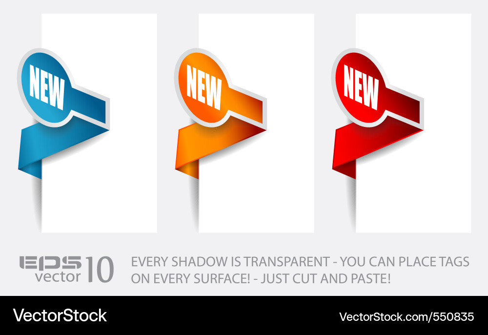 Circular tags Vector Image