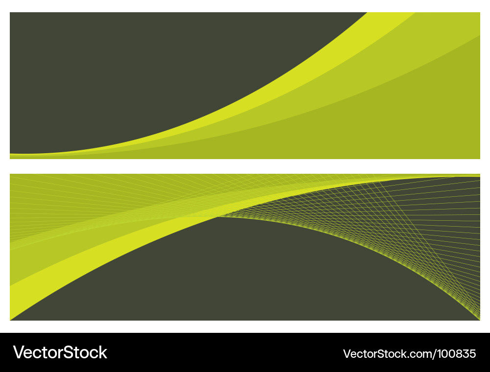 Dynamic Gradient Banners Vector Image