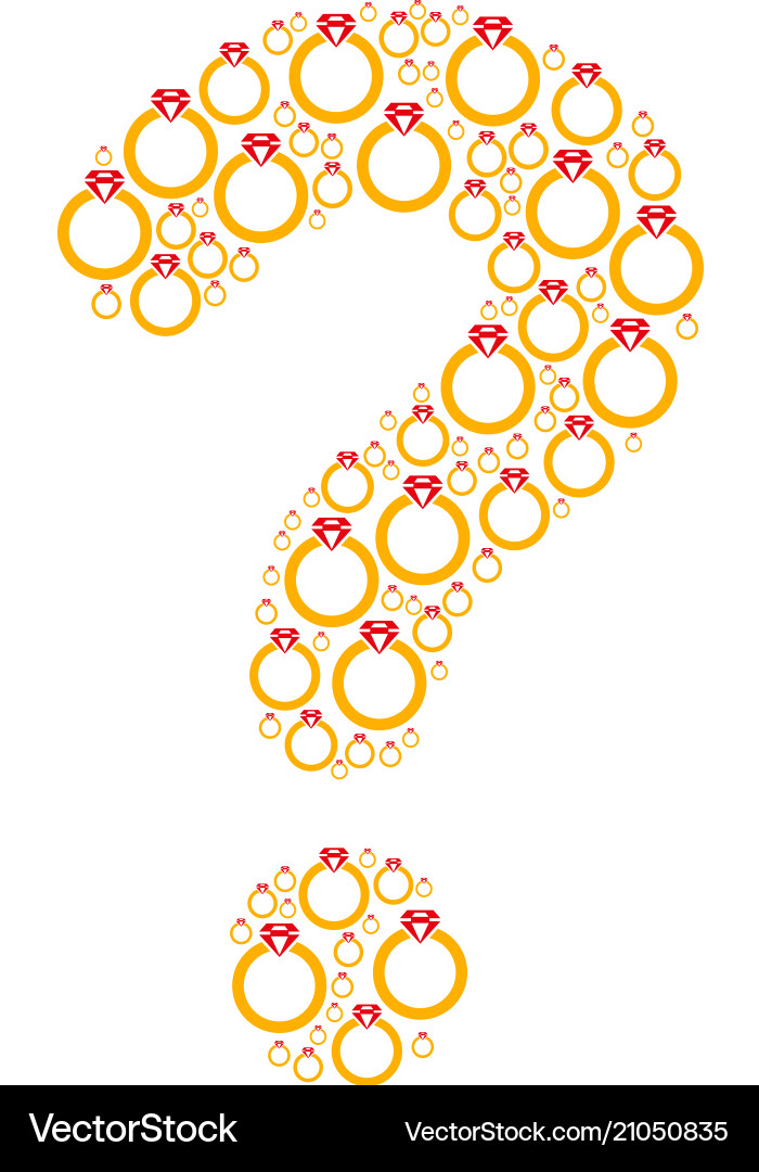Help composition of ruby ring icons Help composition of ruby ring icons vector image