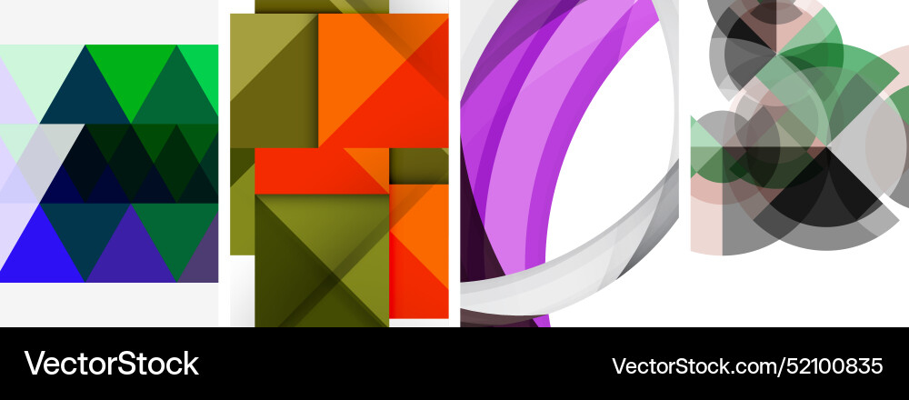 Minimal geometric abstract background with circles Minimal geometric abstract background with circles Vector Image