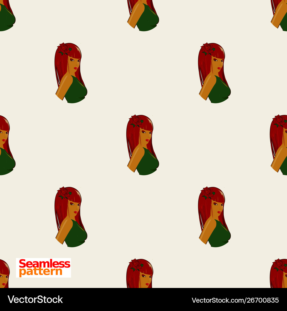 Seamless pattern vector image