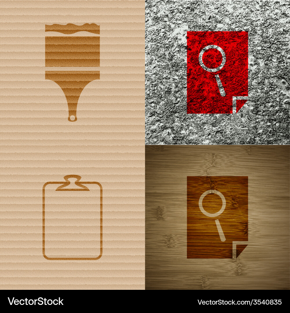 Set of abstract backgrounds with different web vector image