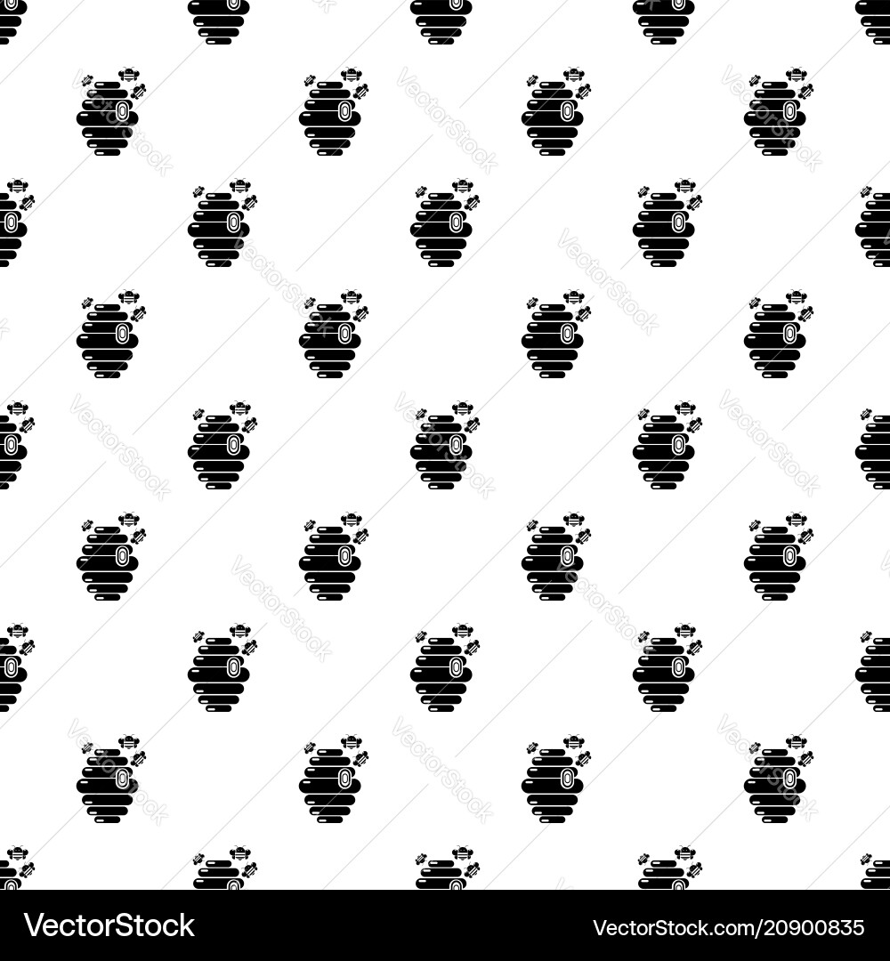 Swarm pattern seamless Swarm pattern seamless vector image