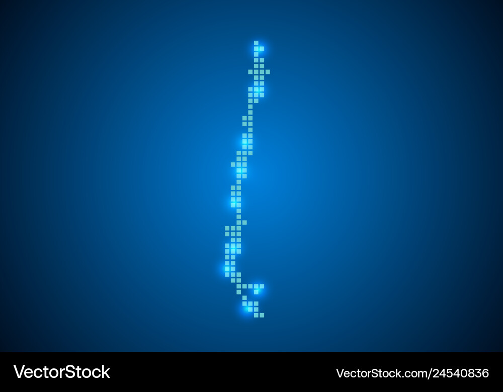 Abstract blue background with map internet line Abstract blue background with map internet line Vector Image