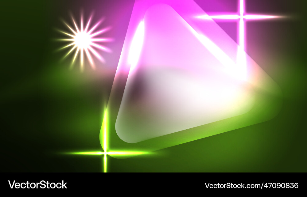 Digital neon abstract background triangles Digital neon abstract background triangles Vector Image