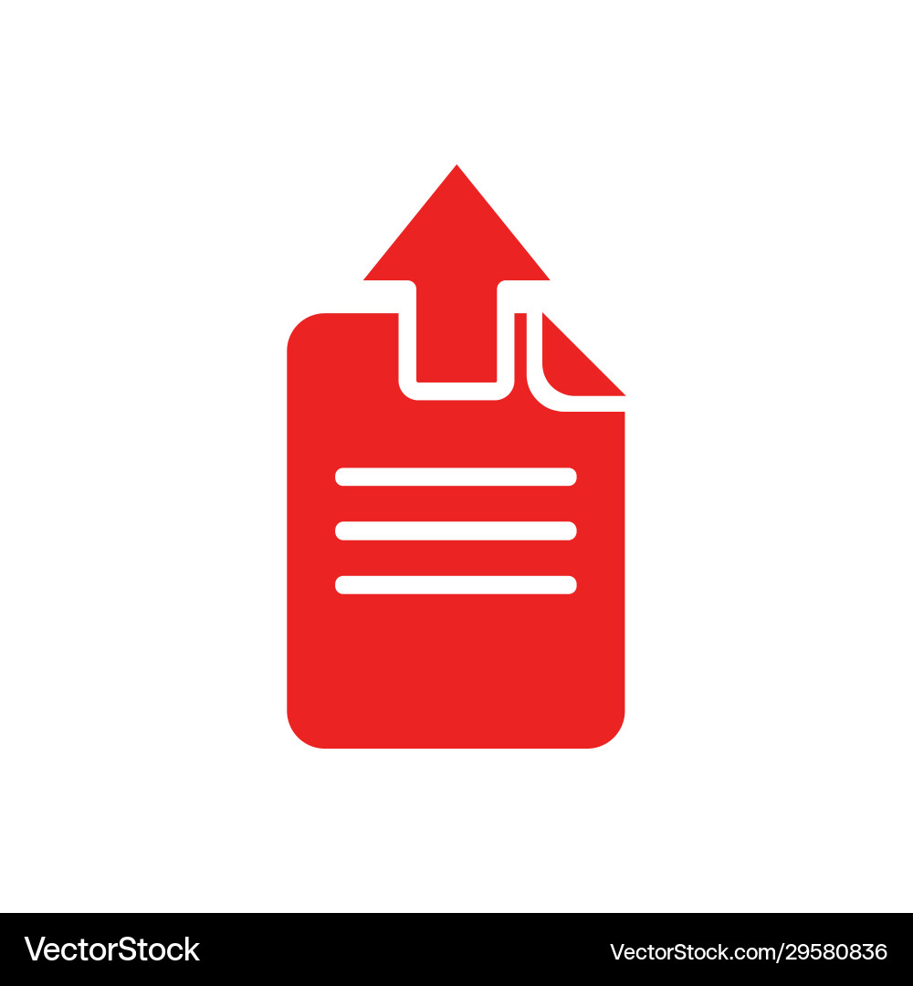 Document upload and background Vector Image