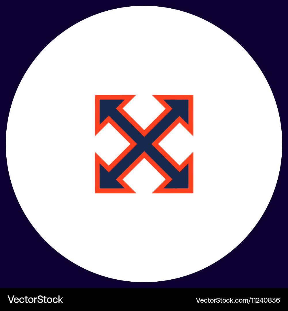 Enlarge computer symbol Enlarge computer symbol Vector Image