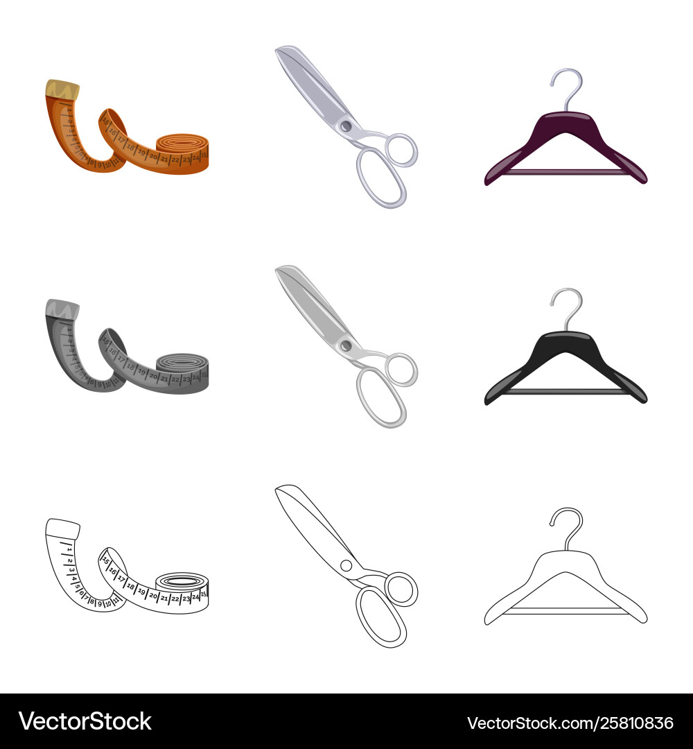 Isolated object craft and handcraft icon set Isolated object craft and handcraft icon set vector image